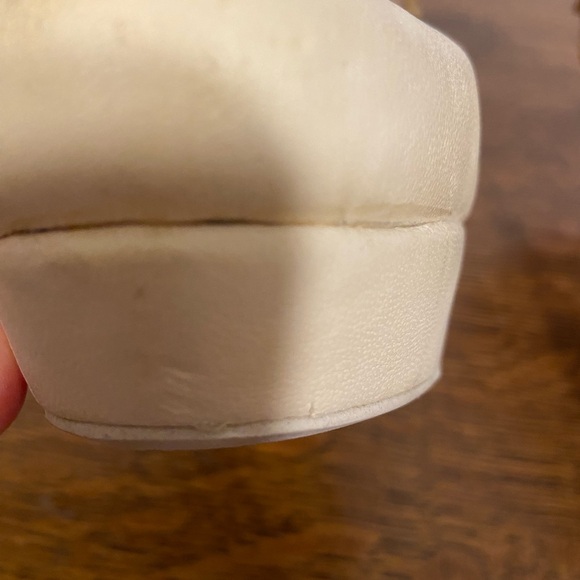 MISS L-FIRE CREAM GOLD ANGEL WINGS PLATFORM PUMP RETRO STYLE WEDGE HEELS - Picture 14 of 16